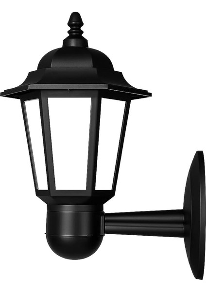 Klas 42 cm Bahçe Duvar Apliği | E27 Duylu Dış Mekan Yol Aydınlatma Lambası | IP54 Su Geçirmez Siyah Duvar Tipi Bahçe Armatürü fiyatları