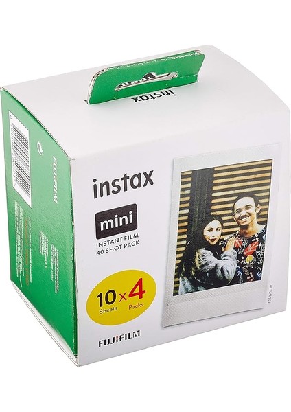 Fujifilm Mini Instant Film, Beyaz 40ER Pack 70100146437