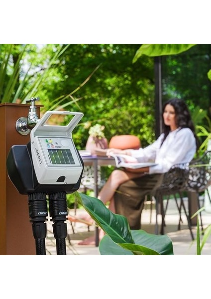 8498 Dual Myaquasolar, 2 Çıkışlı Otomatik Tımer-Sulama Zamanlayıcısı fiyatları