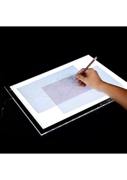 A4 Ultra-Thin Portable LED Light Box Tracer USB Power Cable Dimmable Brightness LED Artcraft Tracing fiyatları