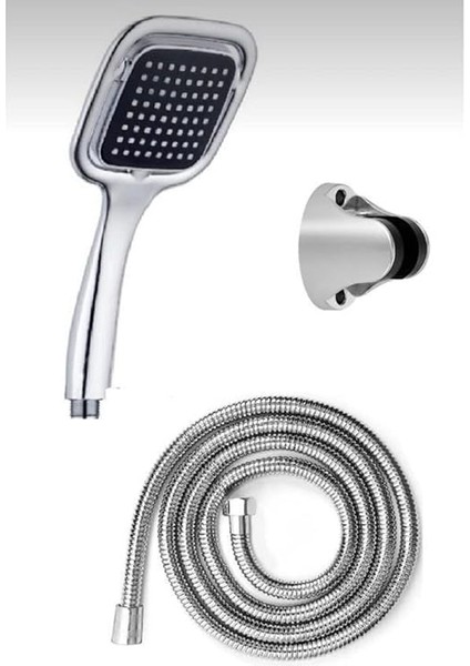 Kare Duş Seti Duş Başlığı Duş Spiral Hortum fiyatları