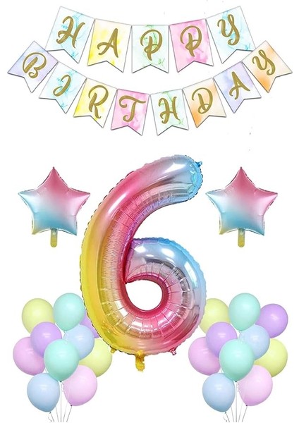 Gitti Gökkusagi Konsept Dogum Günü Seti (6 Yas)