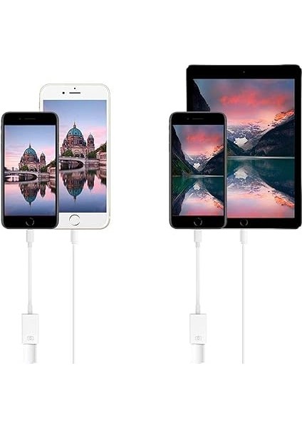 Lightning iPhone iPad To USB Kamera Adaptörü - Lightning To USB Beyaz - AL2470 fırsatları