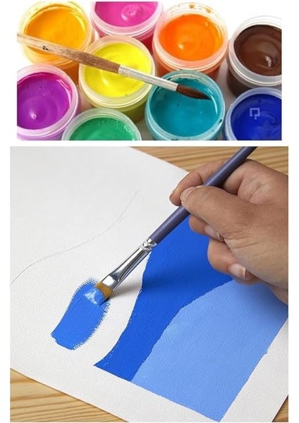 Boya 10 Renk 30 ml 1 Paket Nova Color Guaj Boya Seti 10 Lu Su Bazlı Şişe Canlı Renkler Resim Okul fiyatları