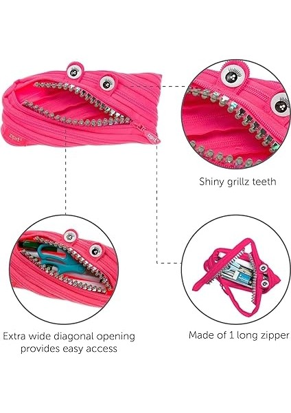 Monster Kalem Kutusu Coin Pouch (Black) indirimleri