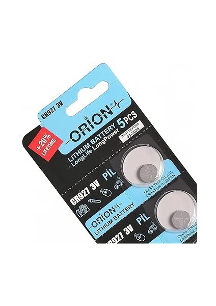 CR927 3V Lityum Pil 5'li Paket fiyatları