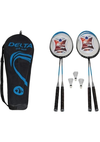 Unisex Çantalı Badminton Raketi, Çok Renkli, Tek Beden