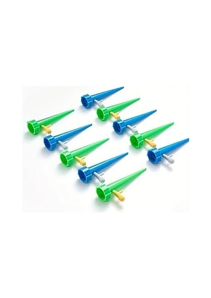 10'lu Set 1,5 Litre (Meşrubat) Şişelere Uyumlu Çiçek Saksı Sulama Aparatı - Ayar Vanalı Otomatik Damlama Sistemi, Pratik Sulama Çözümü fiyatları