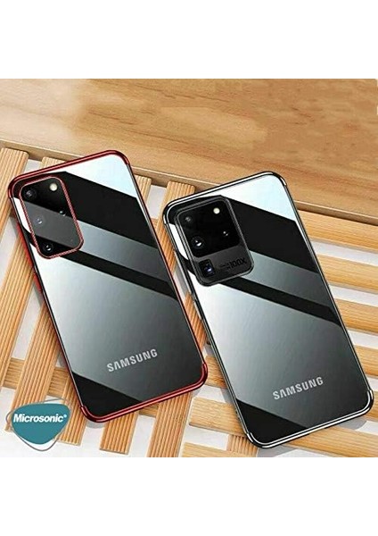 Samsung Galaxy S20 Ultra Kılıf Skyfall Transparent Clear Rose Gold fırsatları