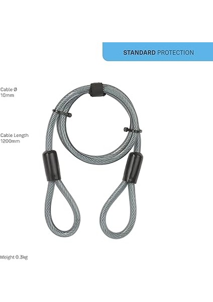 YC1/10/120/1 Bisiklet Güvenlik Kablosu 1200 mm modelleri