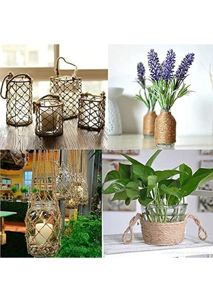 10 x 100 M Jüt Ip, Ip, Doğal, Bahçe, Bitkiler, El Işi Için, Paket Ipi indirimleri