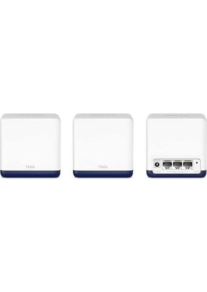 Halo H50G 3-Pack, AC1900MBPS, Dual-Band, Gigabit Portları, 100'E Kadar Cihaz Bağlanabilir, 550 M²'ye Kadar Kapsama, Akıllı Bağlantı, Mobil Uygulama ile Kolay Kurulum, Wi-Fi 5 Mesh Sistemi fiyatları