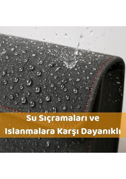 Premium Keçe Araç Bagaj Organizeri Suya Dayanıklı Pratik Taşınabilir Katlanabilir Seyahat Çantası Araç Içi Düzenleme Kutusu (Gri) fiyatları