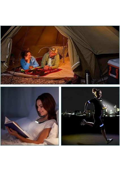 LED Boyun Okuma Lambası, Yatak Kitap Işığı, Şarjlı, Ayarlanabilir Parlaklık Masa Lambası, Bükülebilir Kollara, 3 Farklı Renk Modu, Bakım, Onarım, Gece Koşusu, Yürüyüş, Örgü, Kamp, Makyaj Için Uygundur fırsatları