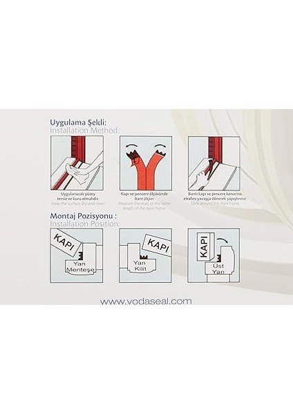 53.01.049 Kapı Pencere Izolasyon Bandı, Kauçuk Profil, Kendinden Yapışkanlı, Beyaz modelleri