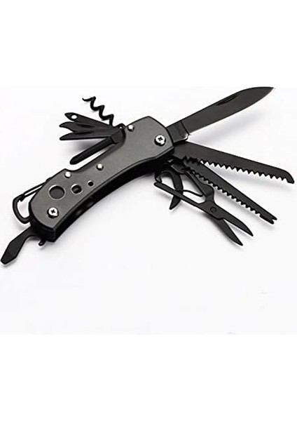 Çok Fonksiyonlu Siyah Isviçre Kamp Cep Çakısı fırsatları