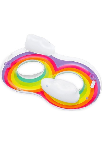 Rainbow Dreams 2 Kişilik Çift Kişilik Yüzme Tüpü 1.86 M x 1.16 M
