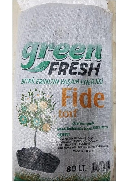 Torf 80 Lt Saksı Toprağı Çiçek Toprağı Torf Toprak Perlitli Torf