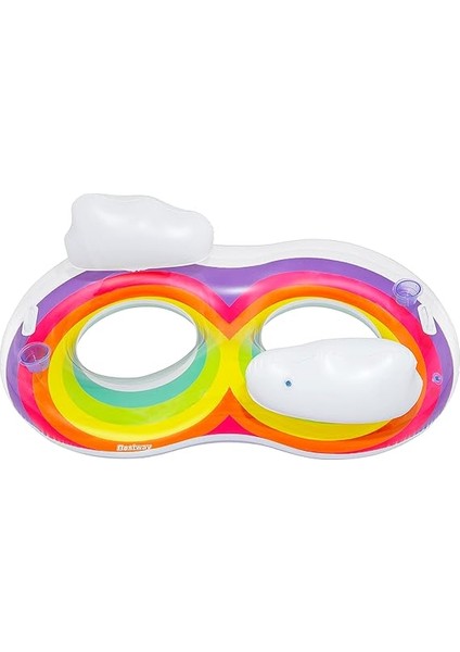 Rainbow Dreams 2 Kişilik Çift Kişilik Yüzme Tüpü 1.86 M x 1.16 M indirimleri