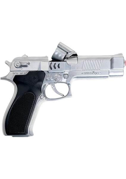 Focus Bang Full Metal Gerçekçi Tasarım Metalik Renk Tabanca,mantar Mermi Hediyeli,kemere Takma Aparatlı