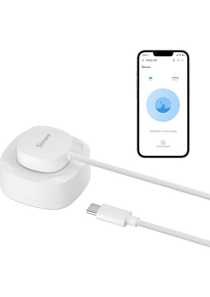 SNZB-05P Zigbee Su Kaçak Sensörü ve Kablosu