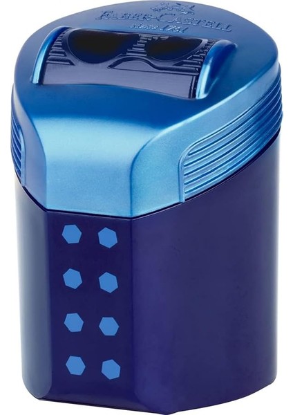 Çift Delikli Bileme Kutusu Rollon Noktalar - Çeşitli Renkler - Gece Yarısı Siyah, Koyu Mavi