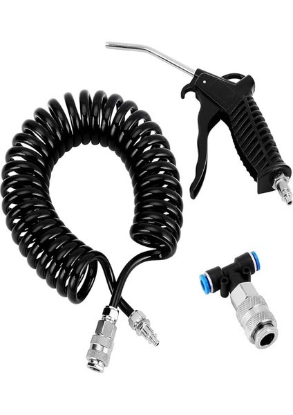 Kamyon Minibüs Kompresör, 5 Metre Hava Hortumu ve Tabancası Bağlantı Elemanı Seti