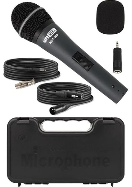 Merz RST-360 Profesyonel Dinamik Cardioid Kablolu El Mikrofonu Kaliteli (Çanta ve Full Set) fiyatları