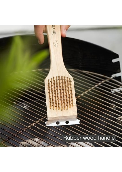 Ahşap Saplı Bakır Temizleme Fırçası 31 cm modelleri