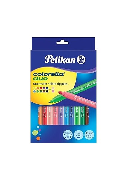 Colorella Keçeli Kalem 2li Uç 12LI Kutu fırsatları