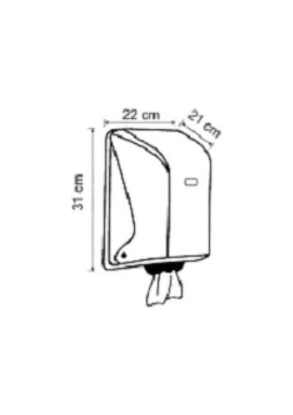 OG1T Içten Çekmeli Kağıt Havlu Dispenseri Şeffaf fiyatları