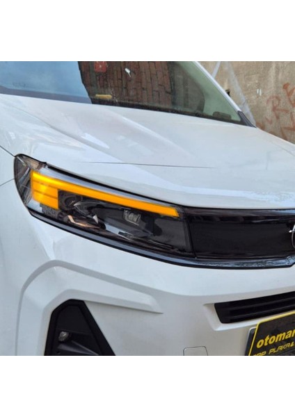 Opel Combo Gündüz Farı Sticker Seti Turuncu