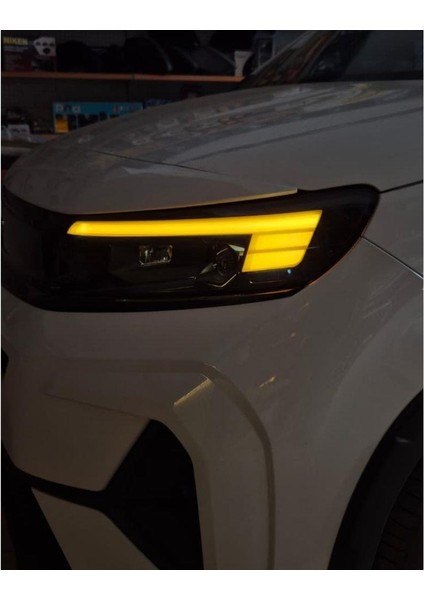 Opel Combo Gündüz Farı Sticker Seti Turuncu fırsatları