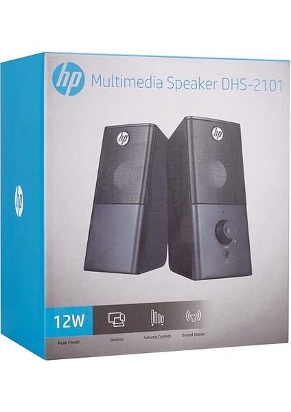 DHS-2101 2.0 Multimeya Speaker Hoparlör, Siyah indirimleri