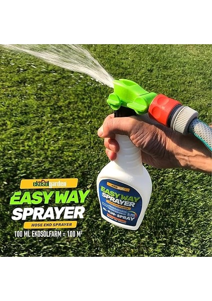 Easy Way Hortum Ucu Sprayer, Çim ve Tüm Bahçe Bitkileri Için Hortum Ucu Sıvı Gübreleme fiyatları