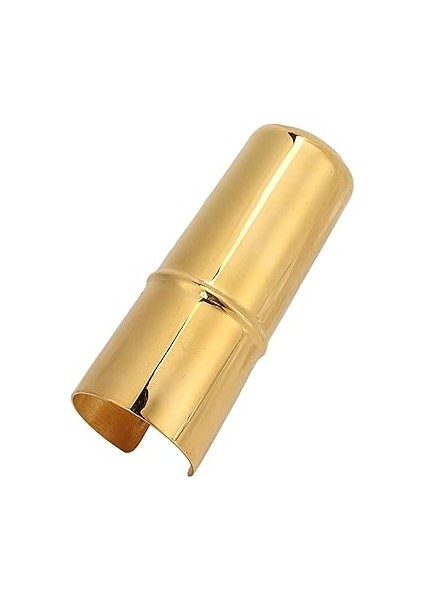 Ağızlık Kapağı, Metal Saksafon Ağızlık Koruyucu Kapak, Geniş Uygulama, Enstrüman Için Altın Rengi (Soprano) fırsatları