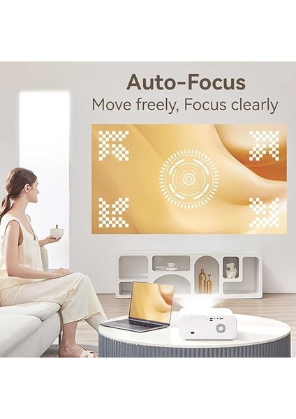X5 Projeksiyon Cihazı 1100 Ansı Lümen, Android, Full Hd, 4K Dc, Otomatik Odaklama, Otomatik Keystone, Perde Algılama modelleri