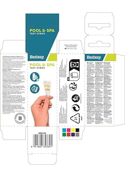Havuz ve Spa Için Test Şeritleri modelleri