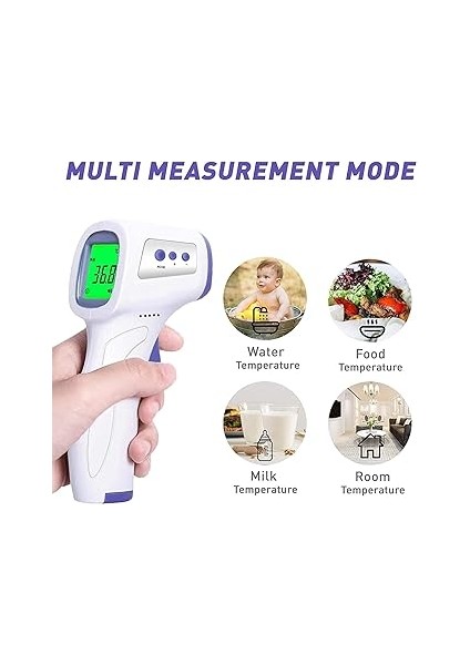 Dijital Temassız Ateş Ölçer Termometre Tabanca Model Hafızalı Pilli Bebek Çocuk Kedi Köpek Ortam Nesne Yemek Havuz indirimleri