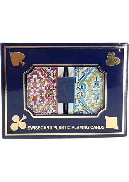 Plastik Iskambil Oyun Kartı Su Geçirmez Çift Deste Sert Kapalı Kutu Içerisinde Biriç Oyun Kağıdı fiyatları