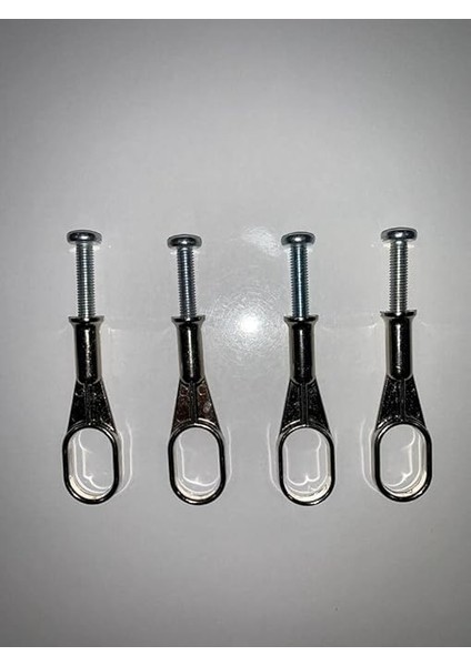 U Flanş 4lü Paket Vidalı Dolap Askı Aparatı Tüm Marka Ürünlere Uyumlu fırsatları
