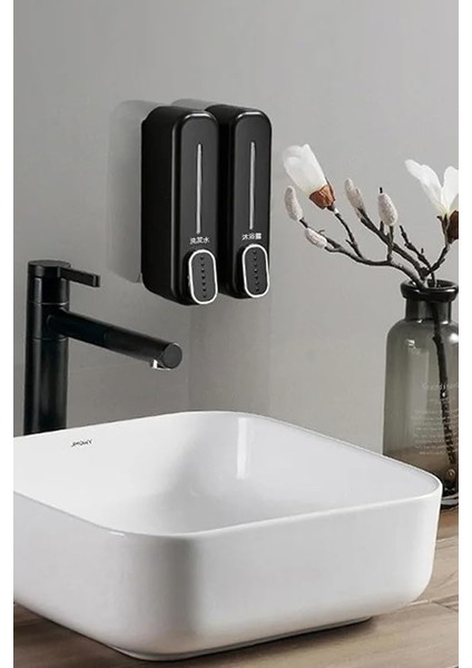 ml Kapasiteli Manuel Sıvı Sabunluk Basmalı Model Duvara Monte Şık Tasarım Sabunluk Manuel 1450 indirimleri