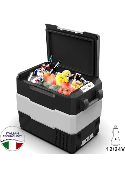 YCD60S 12/24VOLT 56 Litre Outdoor Kompresörlü Oto Buzdolabı modelleri