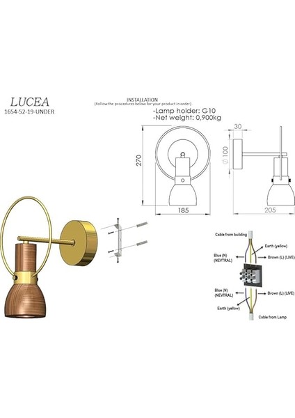 Poına Teklı Antık Lak Aplık 1XGU10 modelleri
