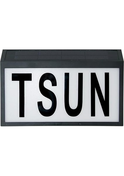 Enerjili Bahçe Aydınlatması, Duvar Bahçe Işıkları (Kapı Numarası Tabelası)