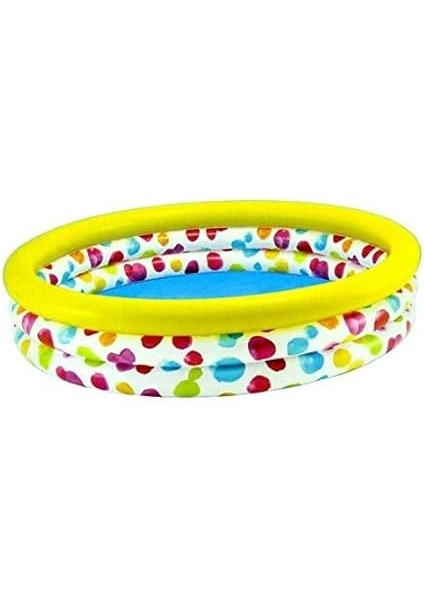 Geometrik Desenli Yuvarlak Şişme Çocuk Havuzu 168X38 cm indirimleri
