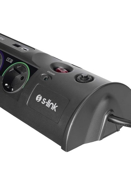 SP10AF 3m 1860 Joule 1.5mm 1 USB 1 Typec 2.1A/5V 16A 250V 3680W 10LU Akım Korumalı Priz indirimleri