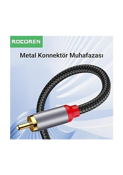 3.5mm Aux Jack To Rca Hi-Fi Ses Kablosu 3 Metre fırsatları