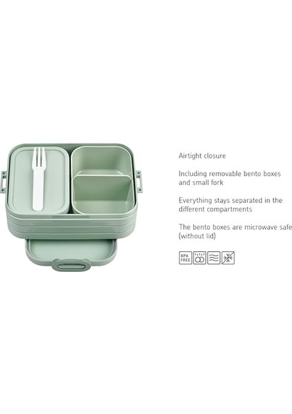 - Yemek Kutusu Take A Break Midi – Bölmeli Beslenme Kutusu – 4 Tereyağı Ekmeği Için Uygundur – 900 ml – Nordic Blue modelleri