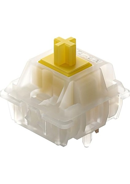 Sütlü Sarı Pro Anahtarları Önceden Yağlanmış 5 Pinli Lineer Klavye Anahtarları Mx Mekanik Klavye Için (70 Parça, Sarı)